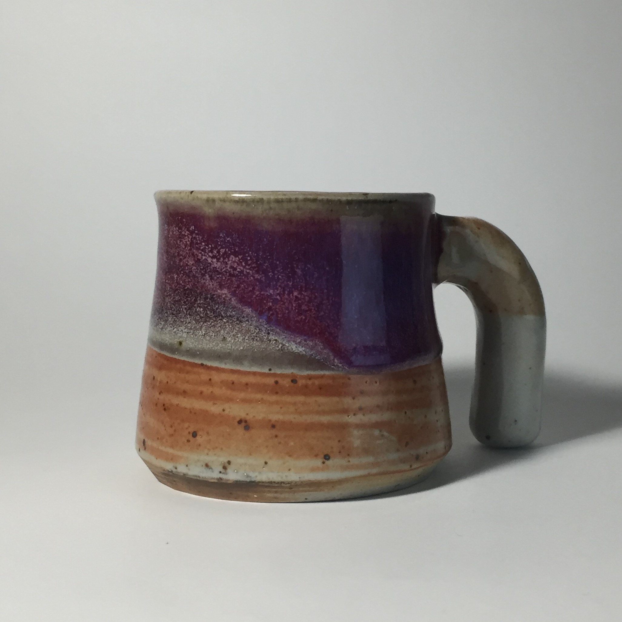 Marbled, Floating Handle Coffee Cup