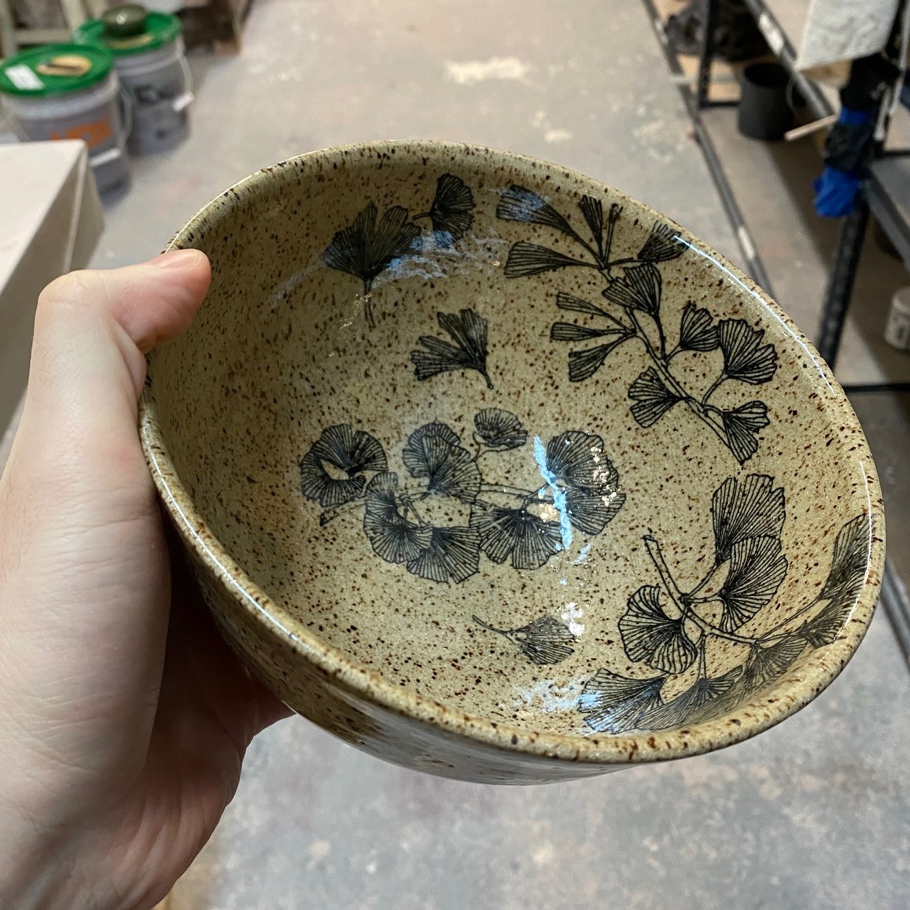 Ginkgo leaf bowl