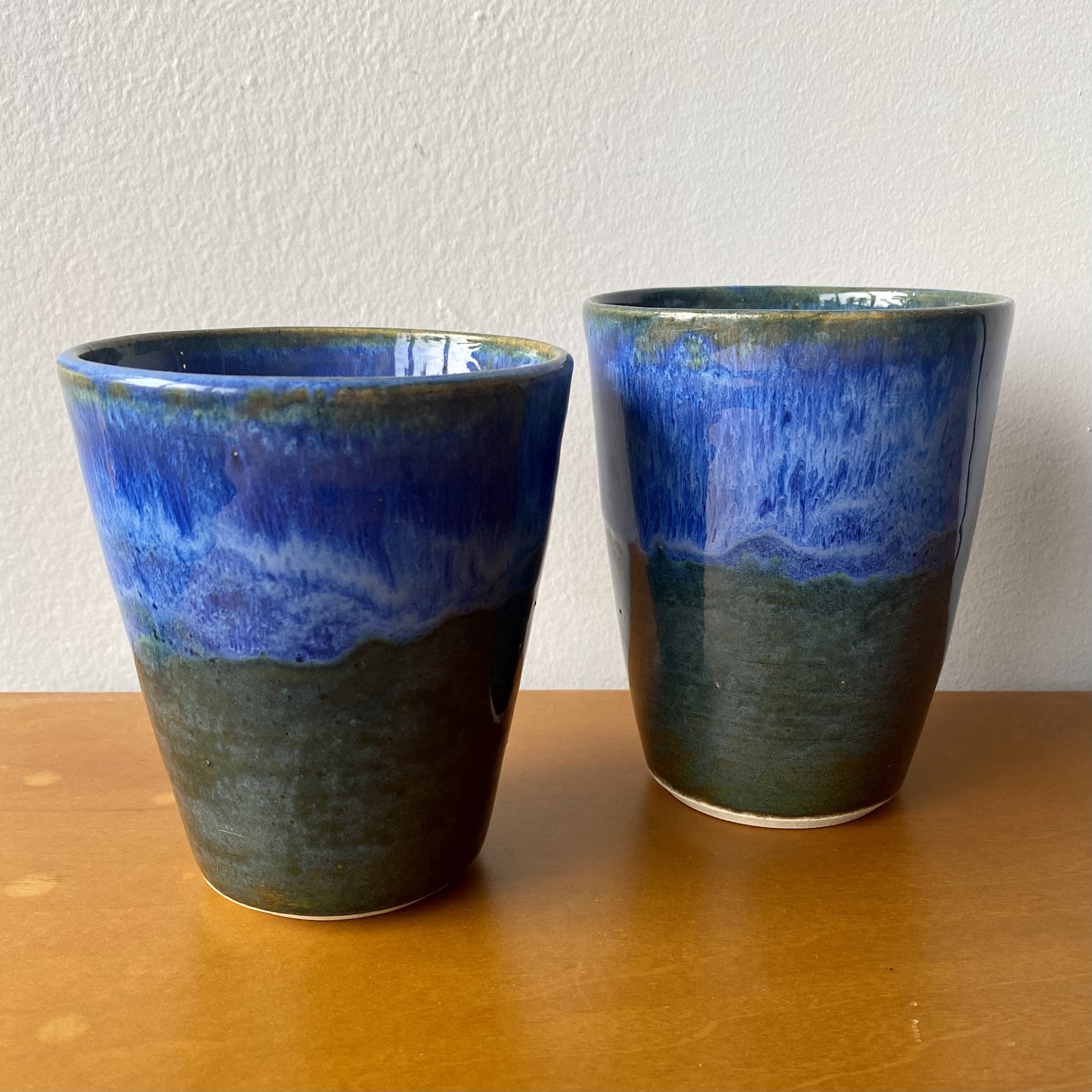 Cups in surf blue