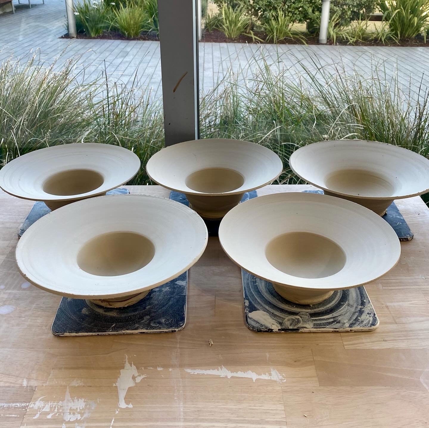 Work in Progress: Wide Rim Bowls